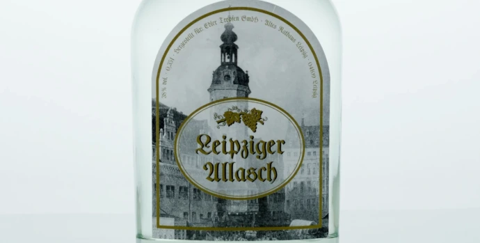 Leipziger Allasch 0,35 l in der Bügelflasche