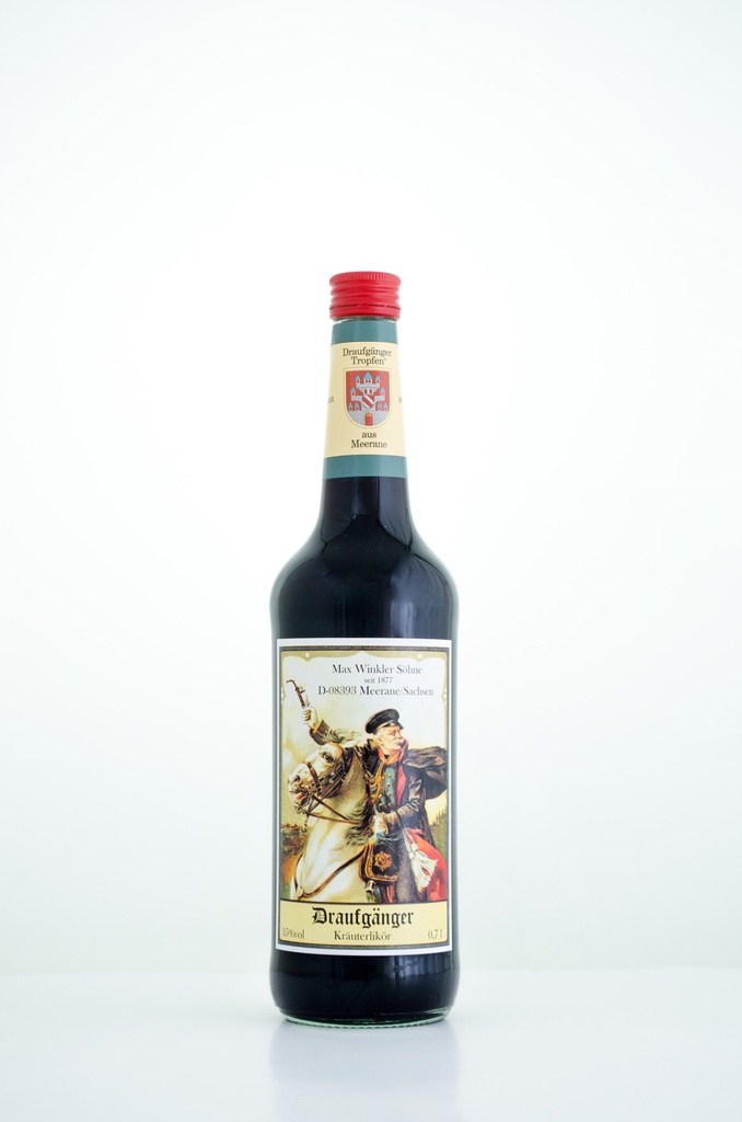 Draufgänger Kräuterlikör Glasflasche 0,7 l