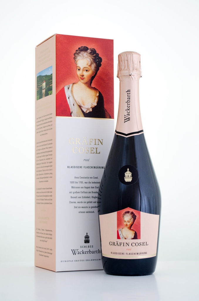 [A10459] Gräfin Cosel Rosé Sekt trocken bA 0,75 l